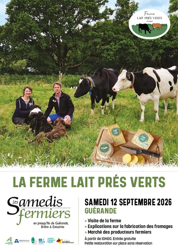 Samedis Fermiers à la ferme Lait Prés Verts