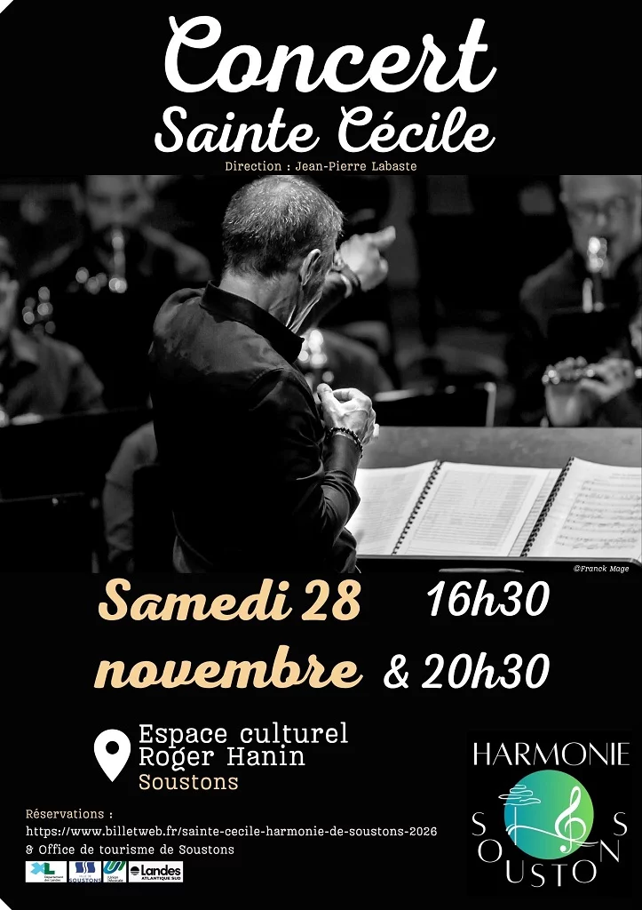 Concert de Sainte-Cécile 2026 - Harmonie de Soustons