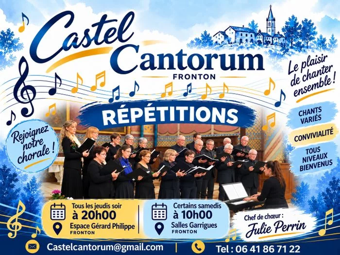Activités de la chorale Castel Cantorum