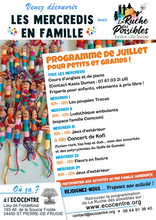 Mercredi en famille : Jeux d'extérieur