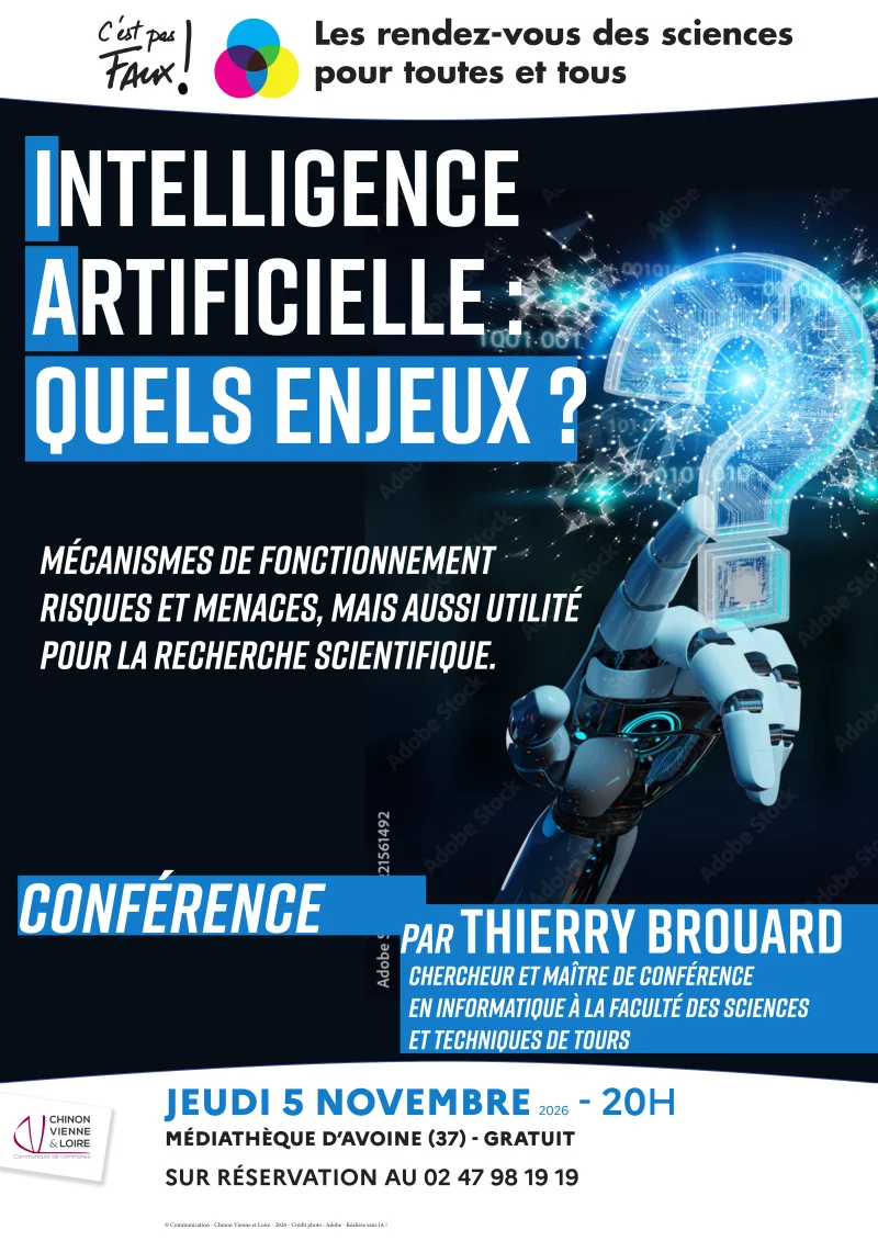 Conférence "C'est pas faux ! Les rendez-vous des sciences pour toutes et tous"