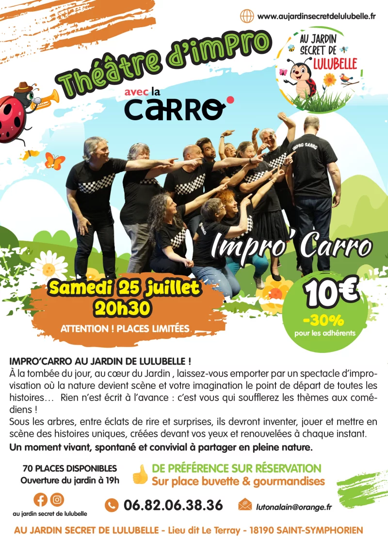 Théâtre d'impro avec la Carro