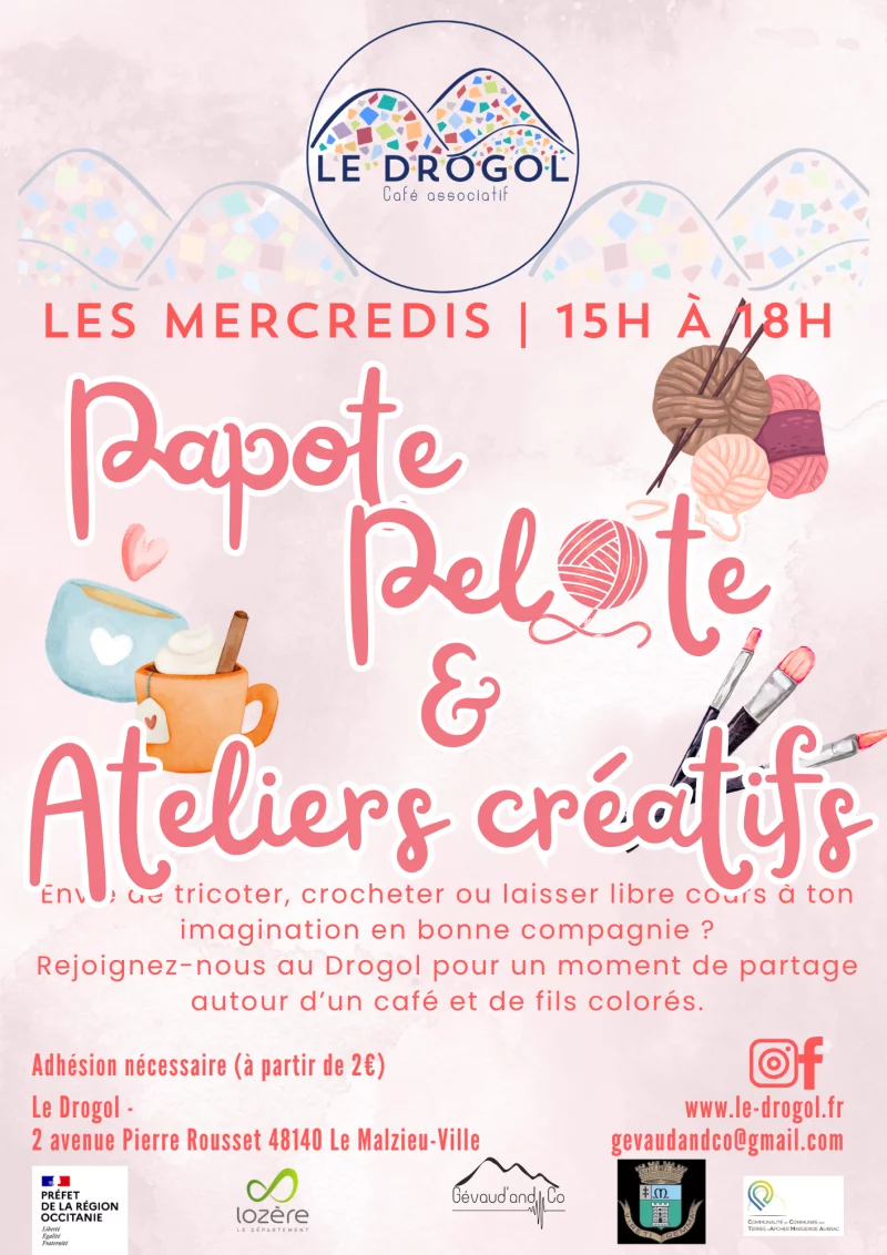 PAPOTE ET PELOTE & ATELIERS CRÉATIFS