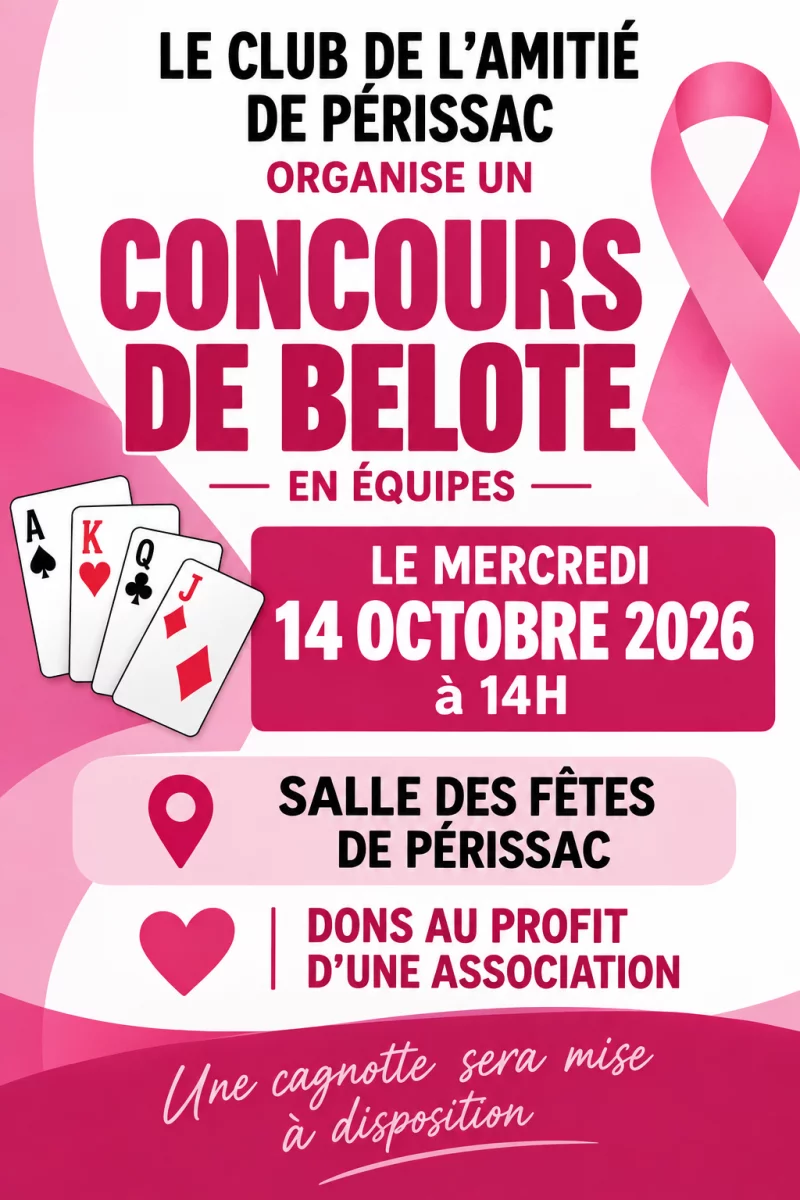 CONCOURS DE BELOTE