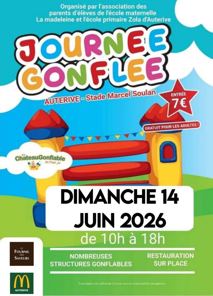 Journée Gonflée avec restauration sur place