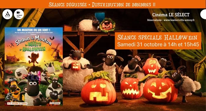 Séance Halloween SHAUN LE MOUTON