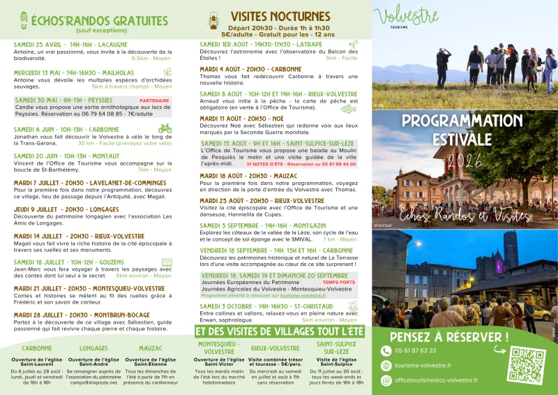 VISITE NOCTURNE : LONGAGES