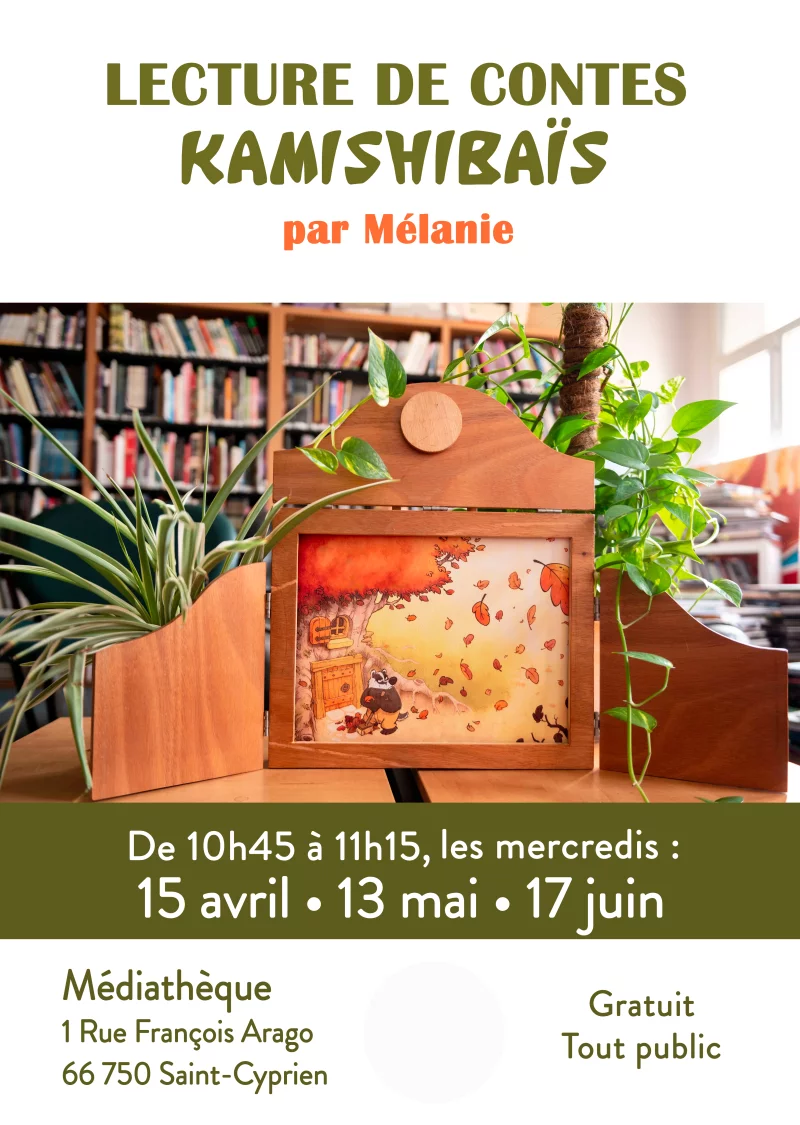 KAMISHIBAÏS : LECTURES DE CONTES PAR MELANIE, CRECHE "EL CANT DELS OCELLS"