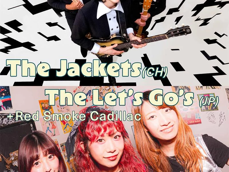 Concert Rock - The Jackets + The let’s go’s + Red smoke Cadillac