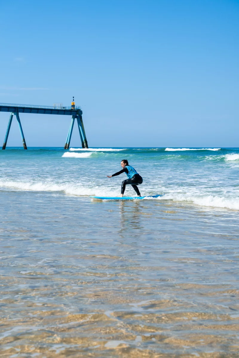 Stage de surf avec surf en buch