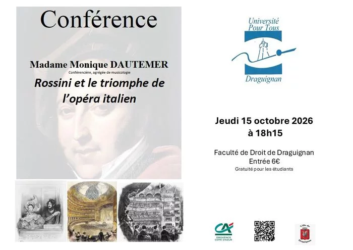 Conférence - Rossini et le triomphe de l’opéra italien
