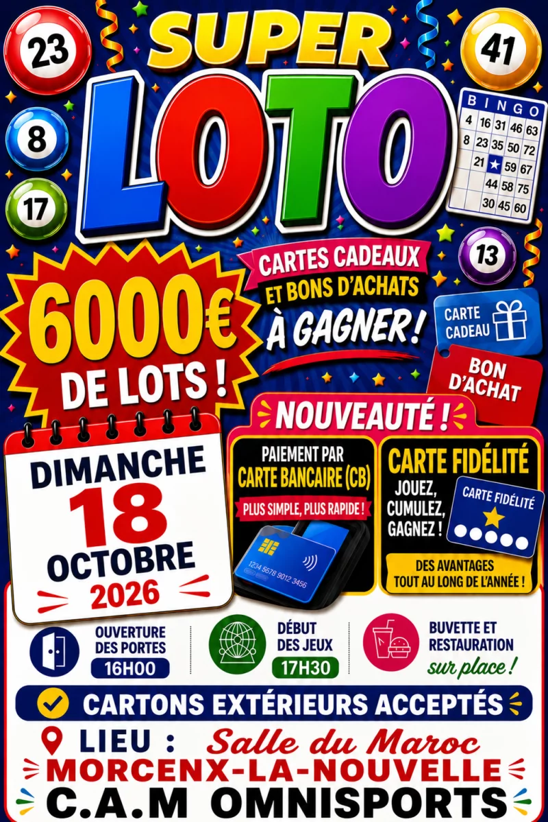 Super Loto Cam Omnisports