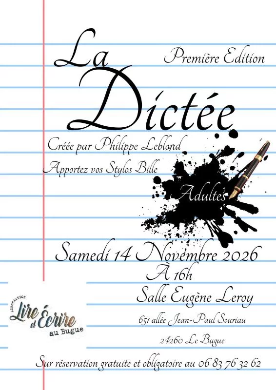 La dictée - Première édition