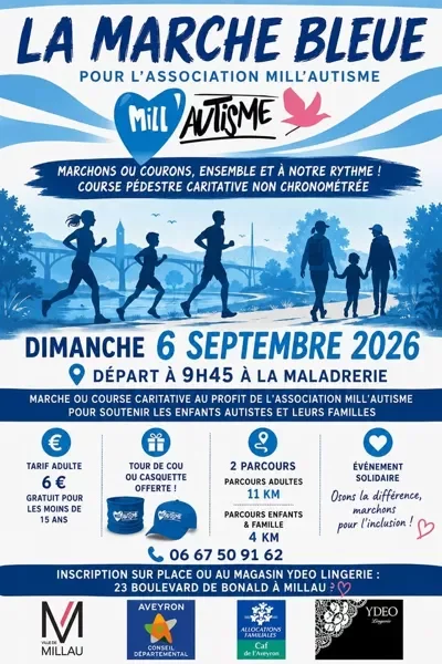 La Marche Bleue - Pour l'association Mill'Autisme