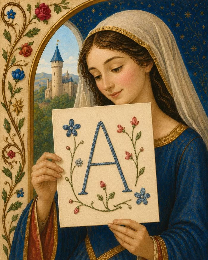 La lettre brodée