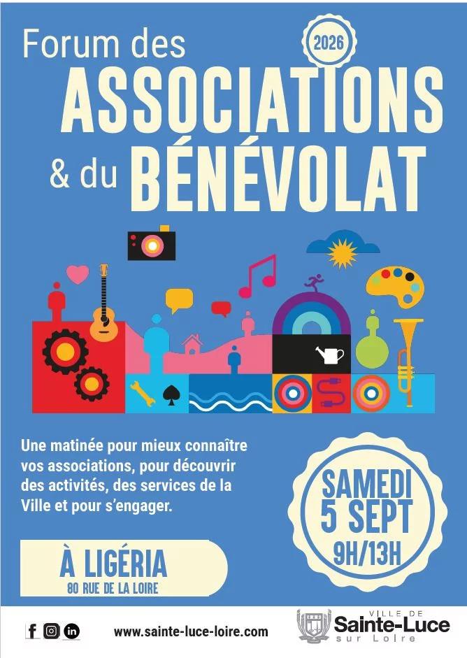 Forum des associations et du bénévolat de Sainte-Luce-sur-Loire