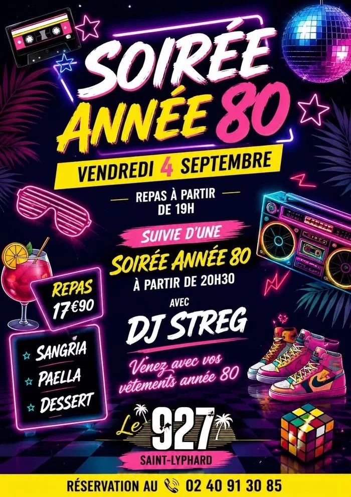 Soirée année 80