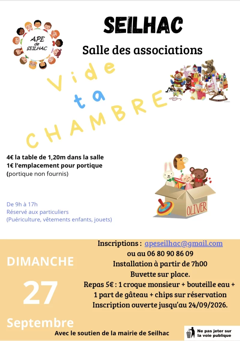 Vide ta chambre