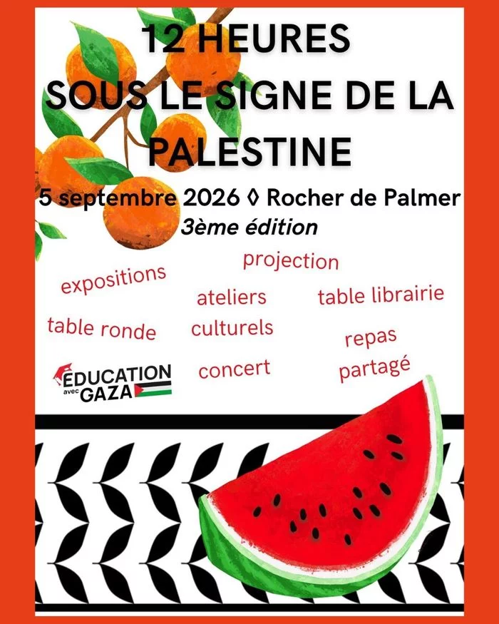 12h SOUS LE SIGNE DE LA PALESTINE