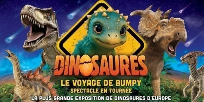 Dinosaures: Le voyage de Bumpy®, l'exposition-spectacle à Agen - Tour 2026