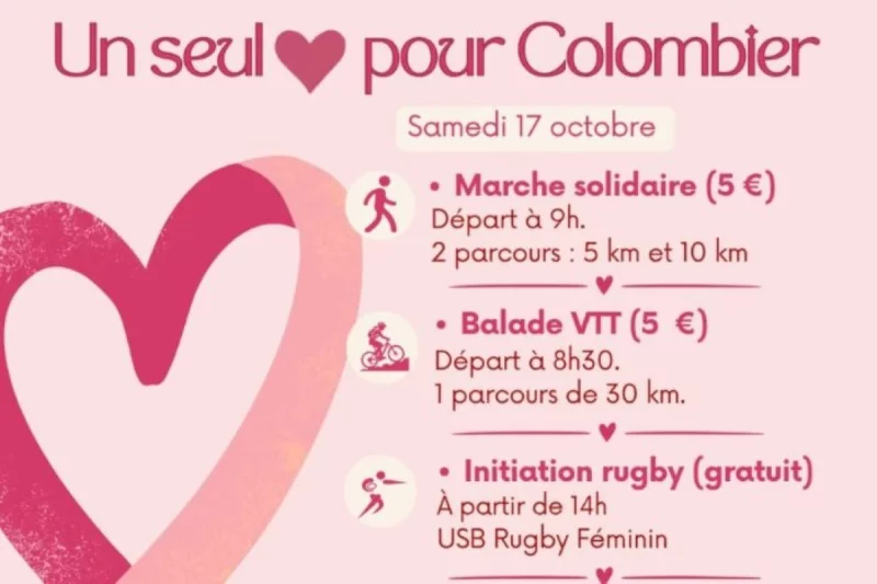 Octobre Rose | Un seul coeur pour Colombier