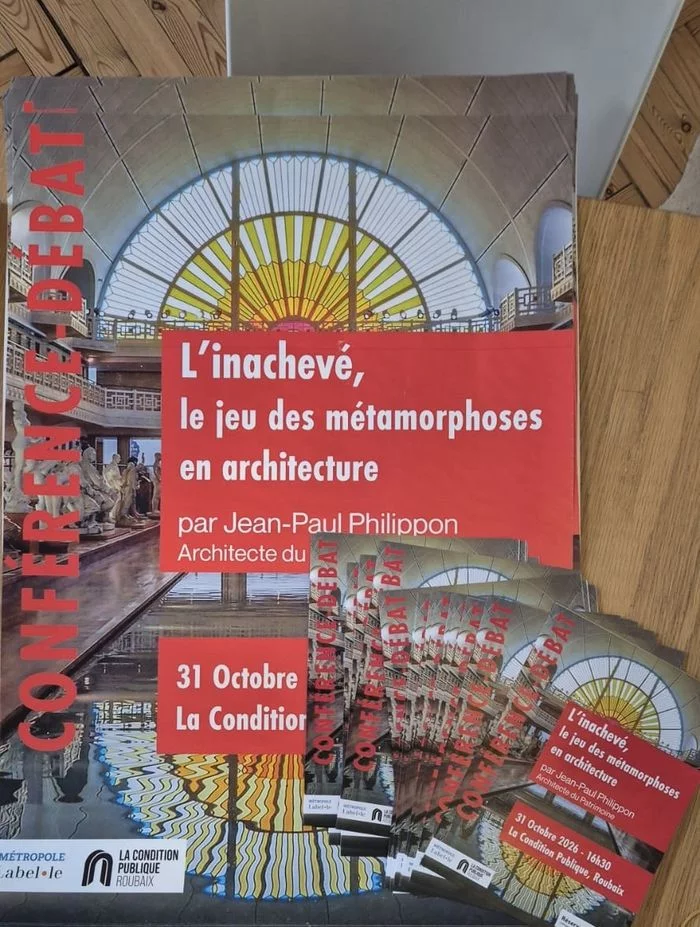Conférence - L'inachevé, le jeu des métamorphoses en architecture - Jean-Paul Philippon
