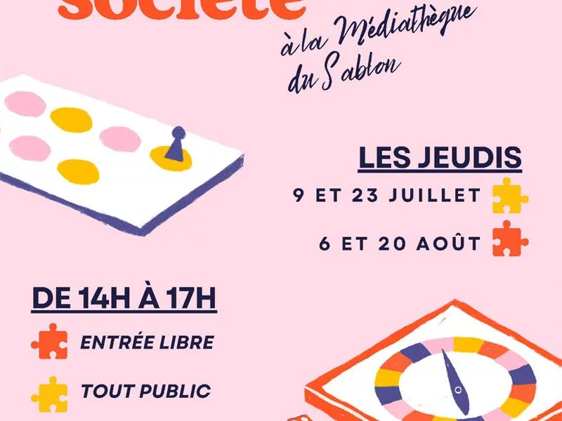 Ateliers - Cet été c'est jeux de société !