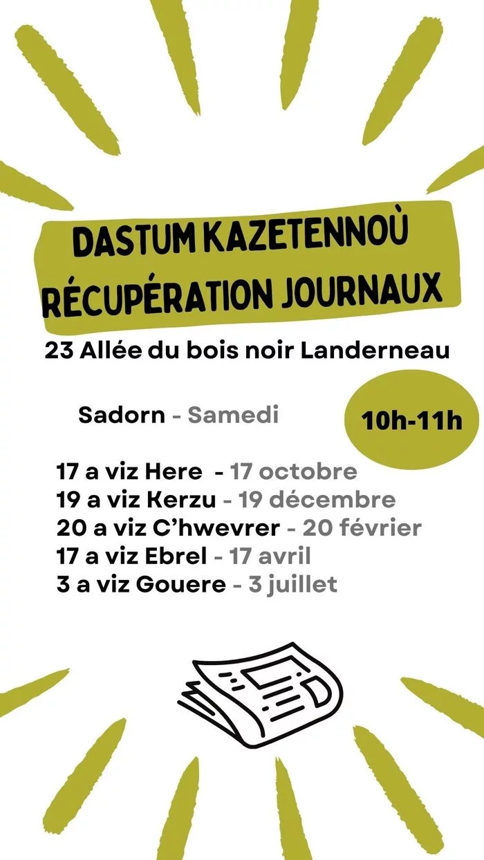 GARDEZ VOS JOURNAUX !