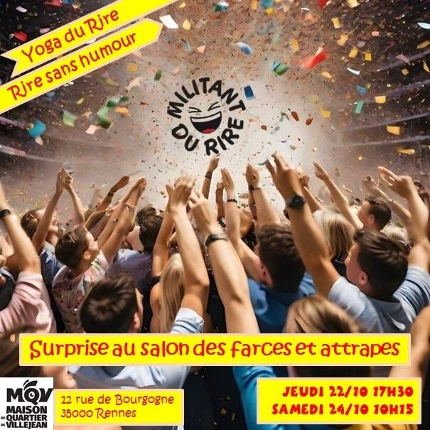 Yoga du Rire : Surprise au salon des farces et attrapes