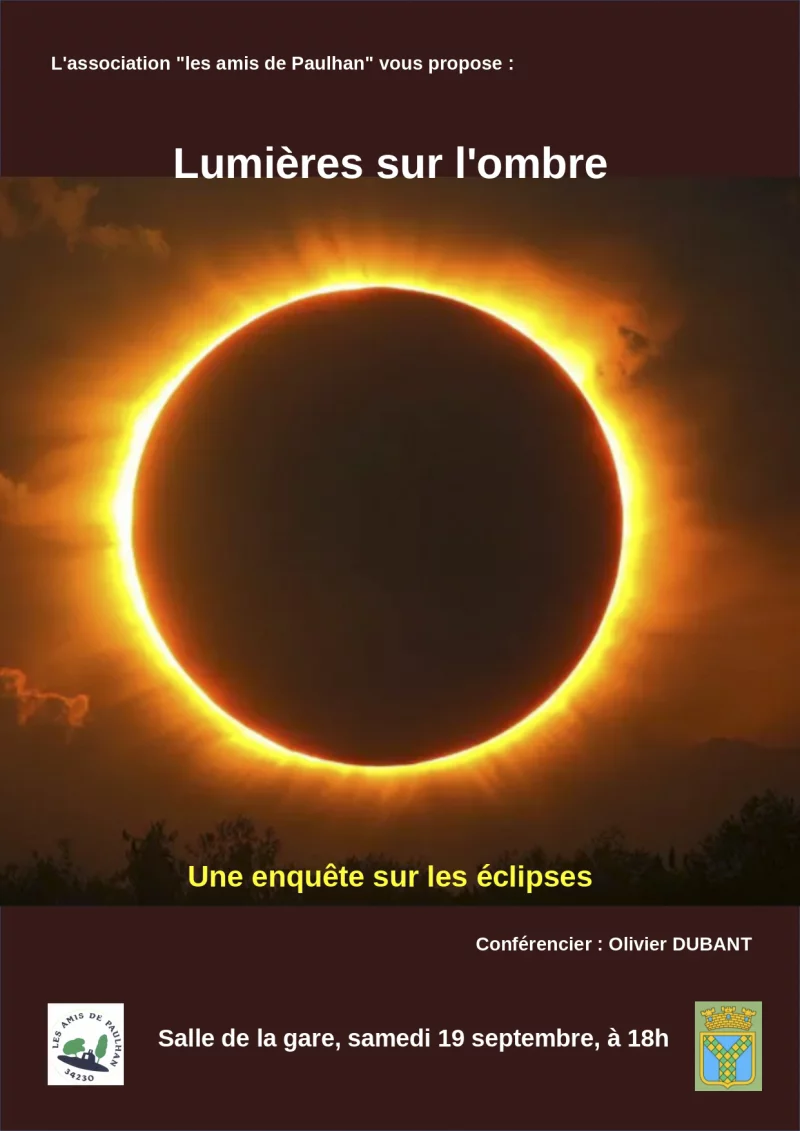 LUMIÈRES SUR L’OMBRE : UNE CONFÉRENCE AUTOUR DES ÉCLIPSES