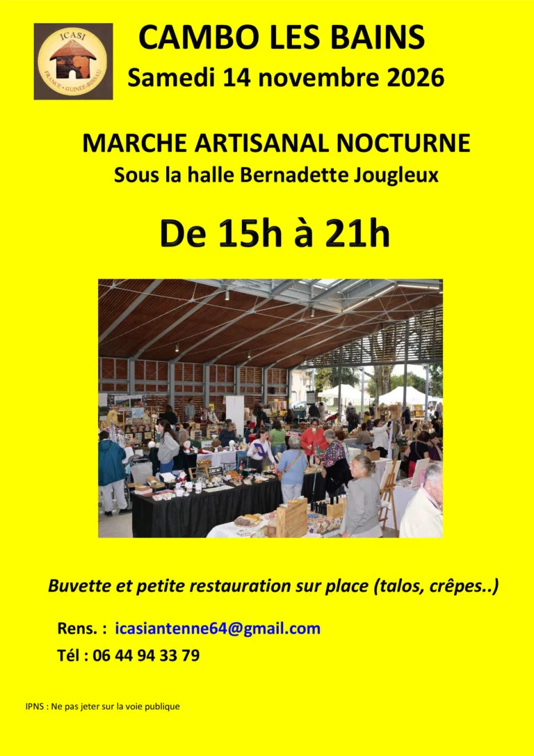 Marché artisanal nocturne