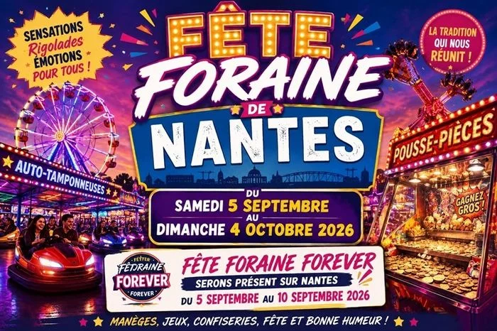 Fête foraine de Nantes 2026