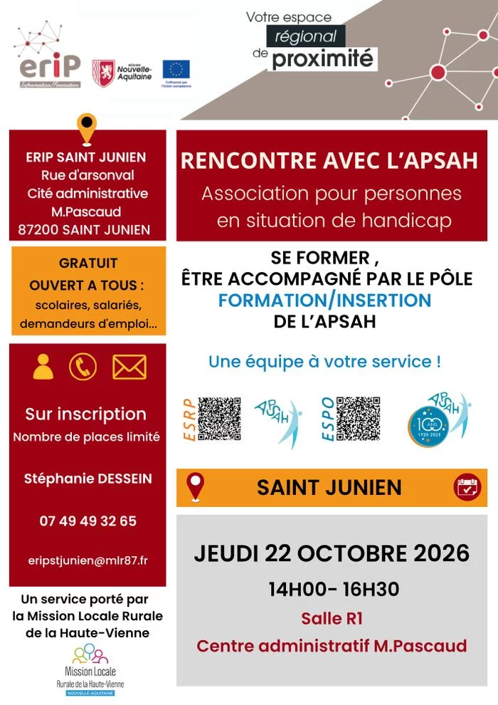 L'APSAH : Association pour personnes en situation de handicap