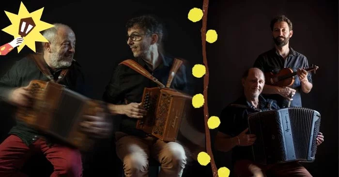 Bal Trad' de la rentrée avec Duo Brotto Milleret & Duo Artense