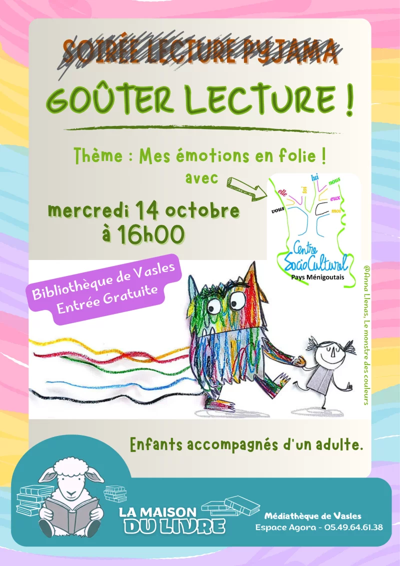 Goûter lecture "Mes émotions"