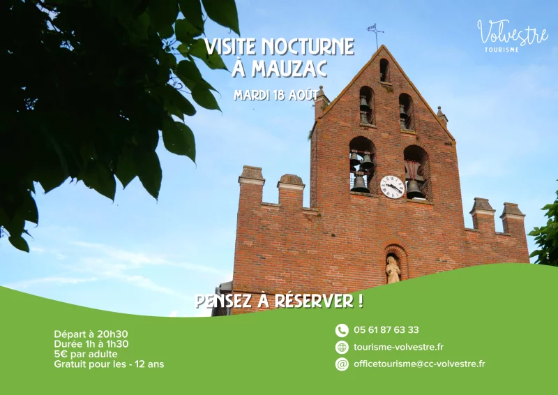 VISITE NOCTURNE : MAUZAC