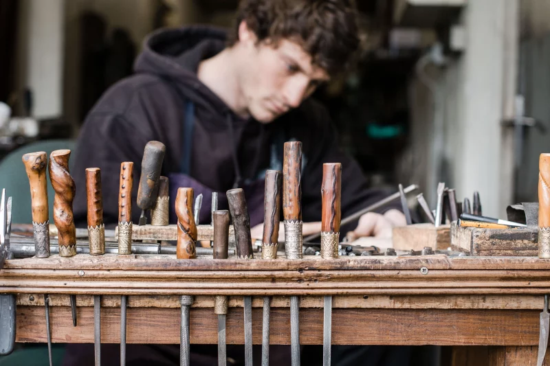 Ici, nos savoir-faire - Visite Makhila Ainciart Bergara