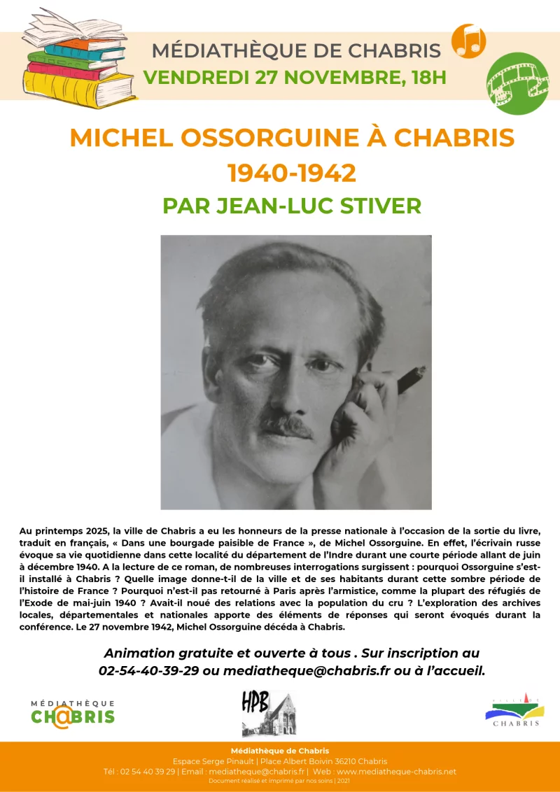 Conférence Michel OSSORGUINE