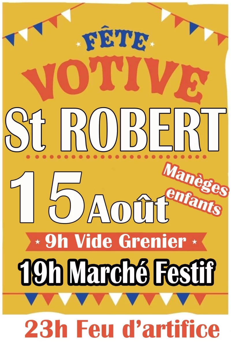 Vide grenier à Saint-Robert