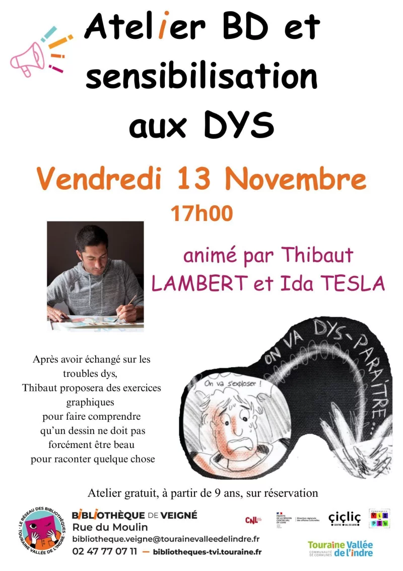 Atelier BD et sensibilisation aux troubles Dys