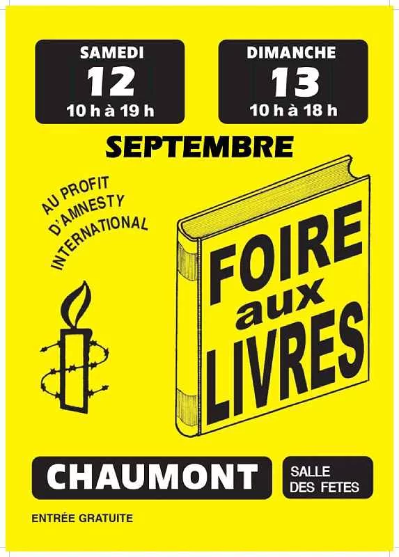 Foire aux livres de Chaumont