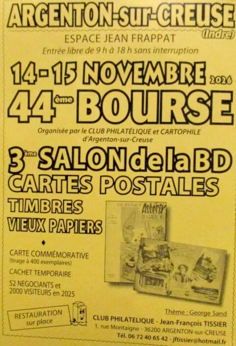 44 ème bourse cartes postales, timbres et vieux papiers