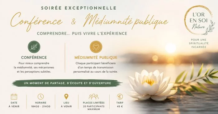 Conférence et Médiumnité Publique