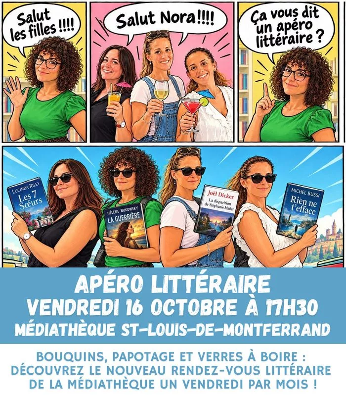 Apéro littéraire à la Médiathèque
