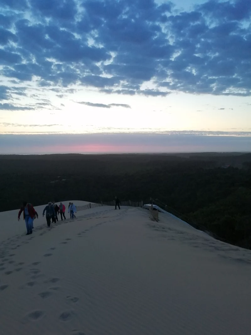 Lever du soleil sur la Dune du Pilat