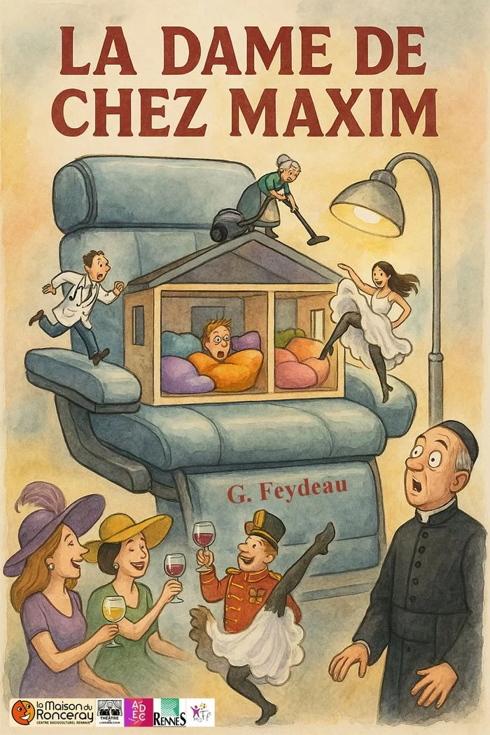 "La dame de chez Maxim" de Feydeau, par le Théâtre de l'Arrière Cour