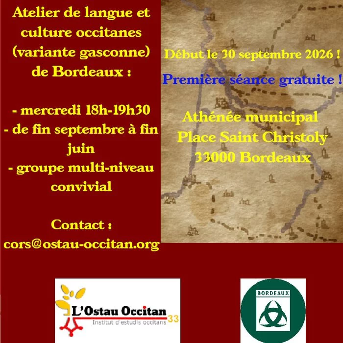 Atelier de langue et culture occitanes (variante gasconne)