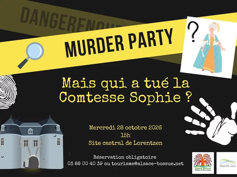 MURDER PARTY : Mais qui a tué la Comtesse du château de Lorentzen ?