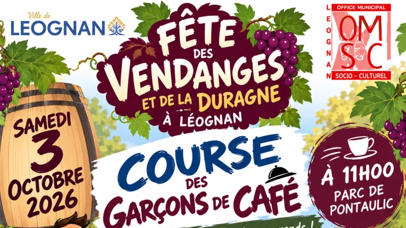 Course des garçons de café à Léognan