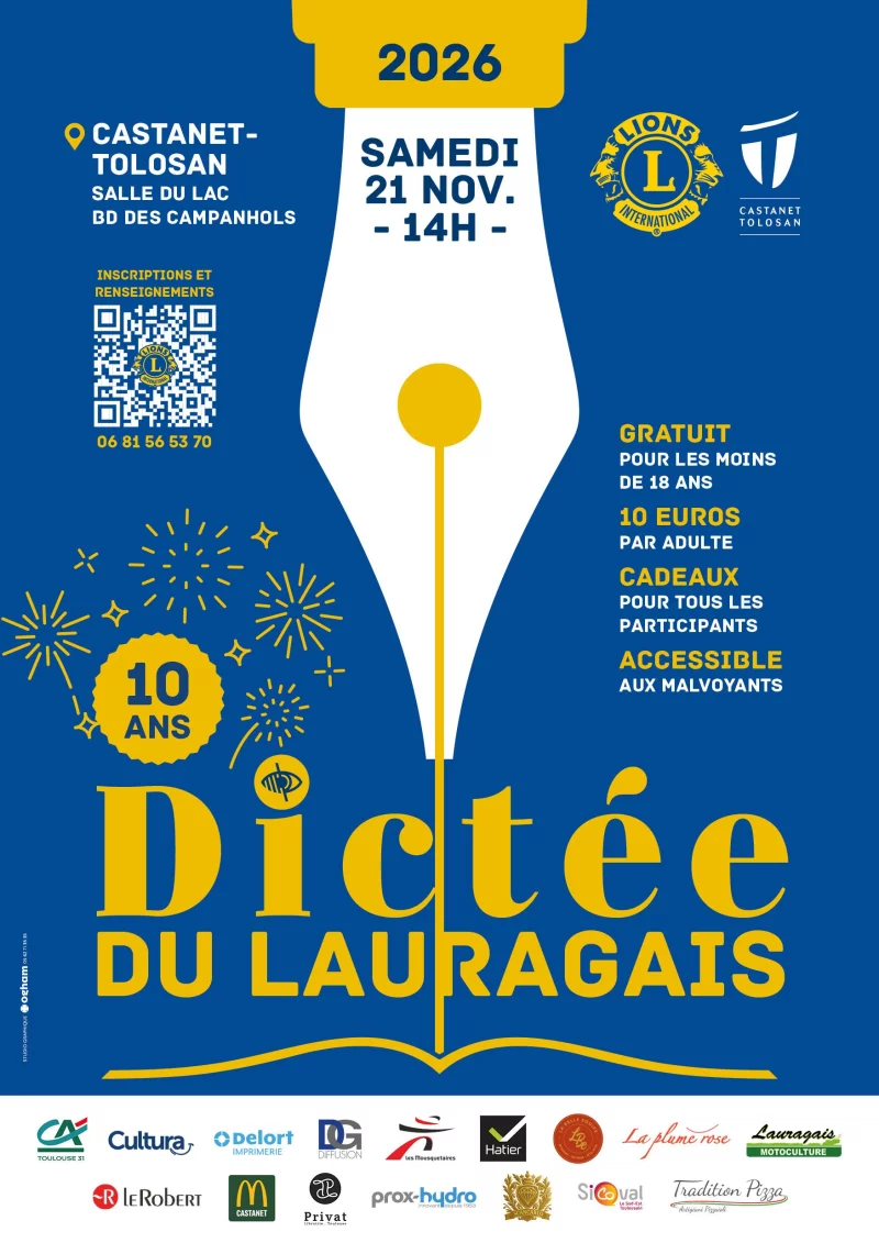 LA DICTÉE DU LAURAGAIS - 10E ÉDITION